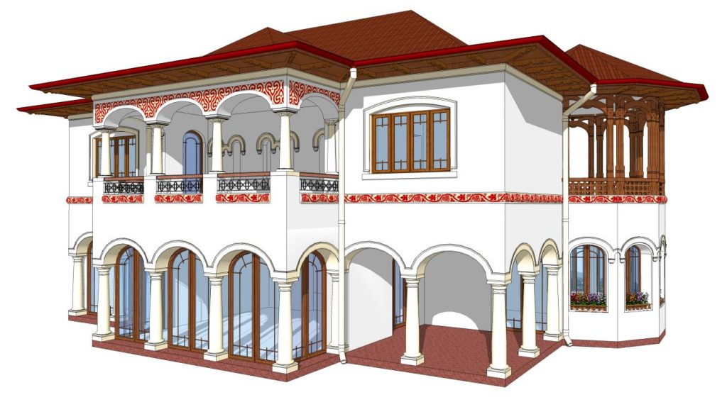 casa in stil neoromanesc